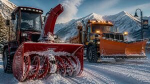 snow blower vs snow plow comparison
