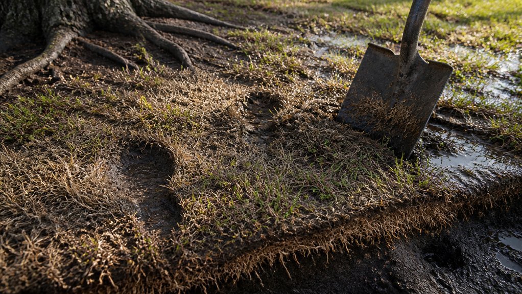 soil compaction thatch drainage