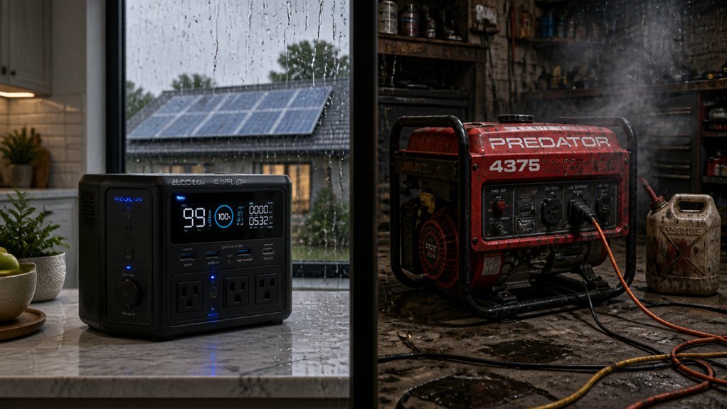 solar backup vs gas long term viability