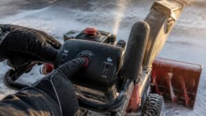 starting a snow blower safely