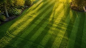 stripping a lawn stripes formation