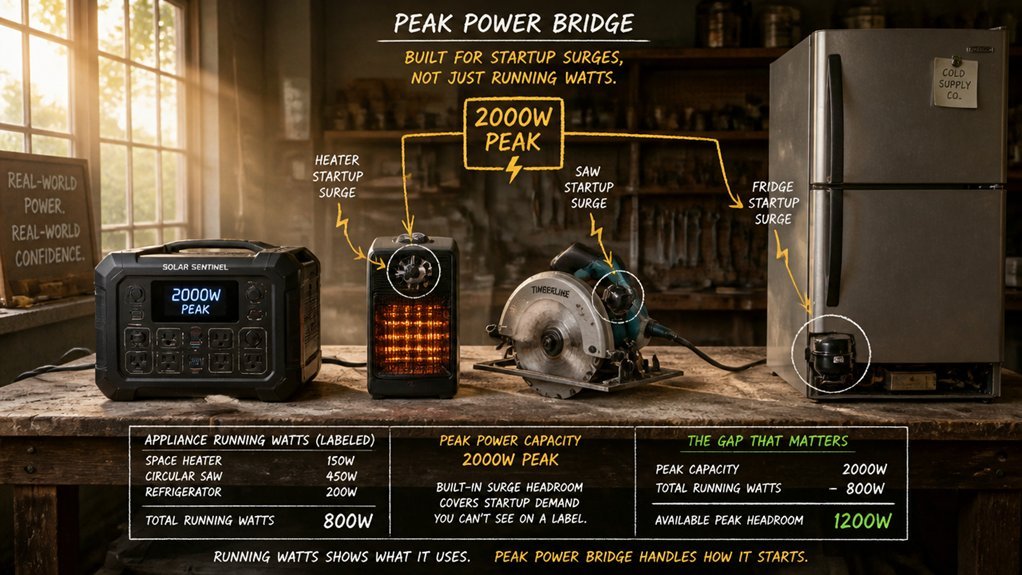 surge power dictates reliability
