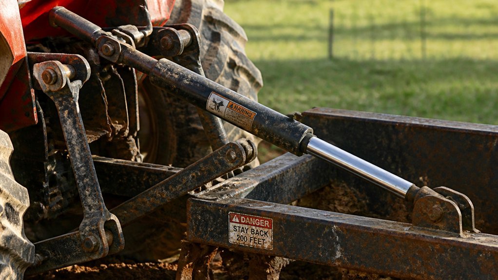 top link controls blade depth