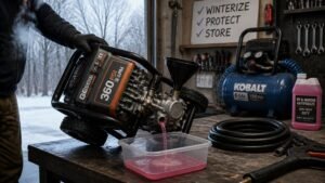 winterizing a pressure washer procedure