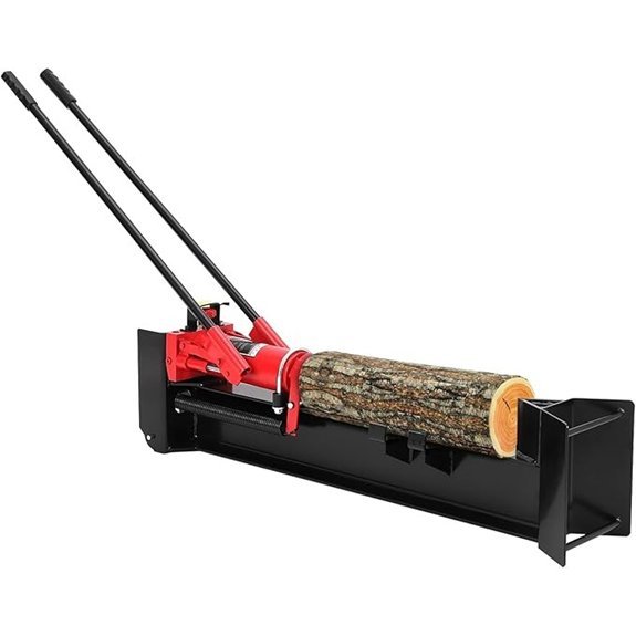 12 ton hydraulic manual log splitter