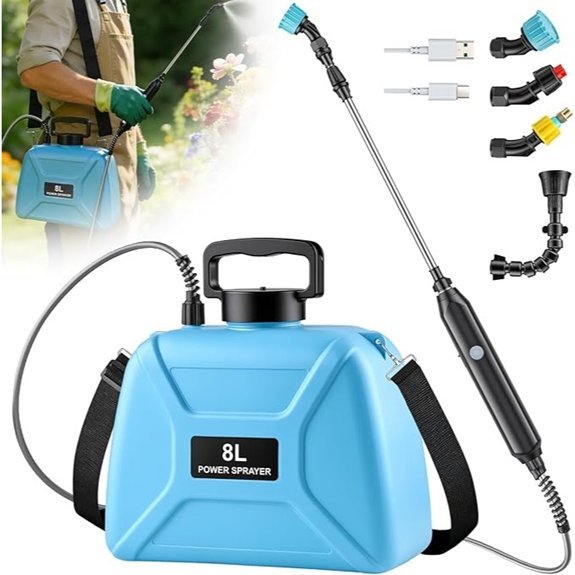 2 gallon backpack sprayer with wand