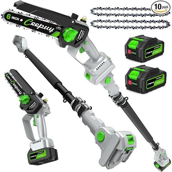 2 in 1 brushless pole saw