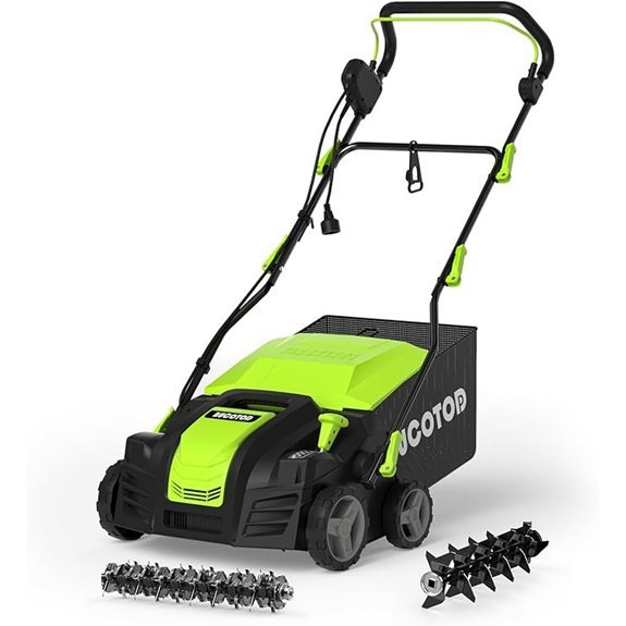2 in 1 dethatcher scarifier motor