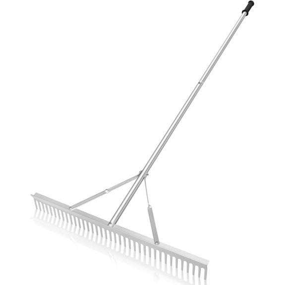 36 inch aluminum heavy duty landscape rake