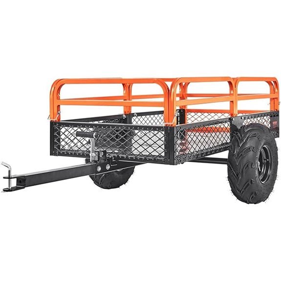 atv tow behind dump cart