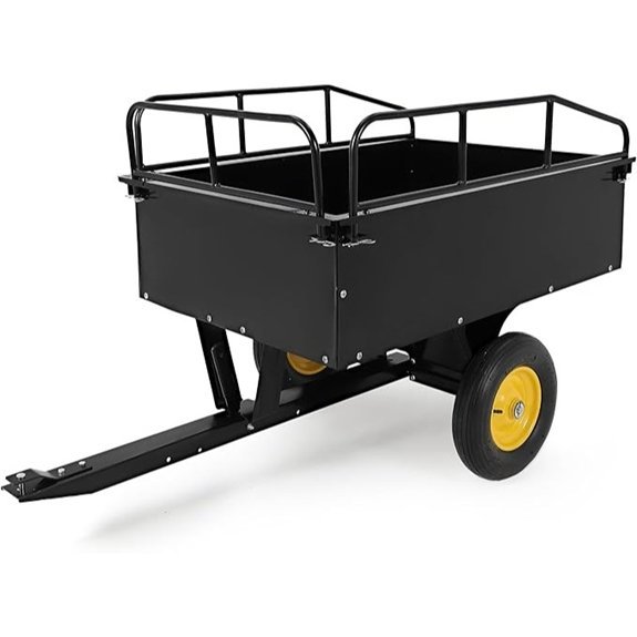atv utv dump trailer capacity