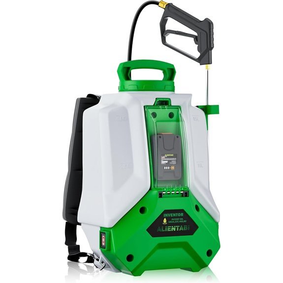battery powered backpack sprayer 4 gallon capacity