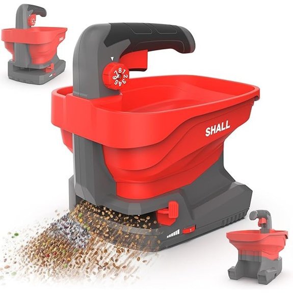battery powered fertilizer spreader 7 2v