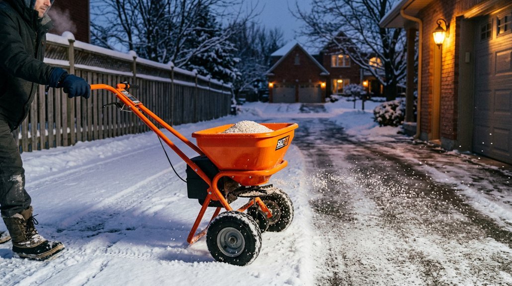 best salt spreaders for winter relief