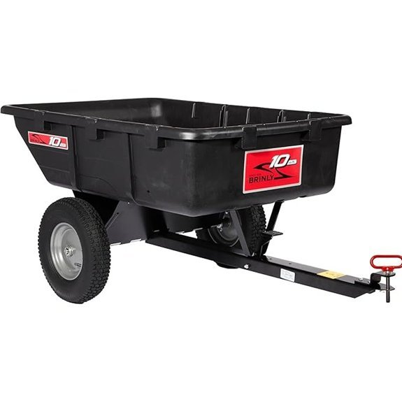 brinly 10 cu ft trailer