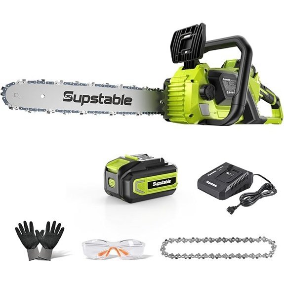 cordless chainsaw with 4 0ah battery
