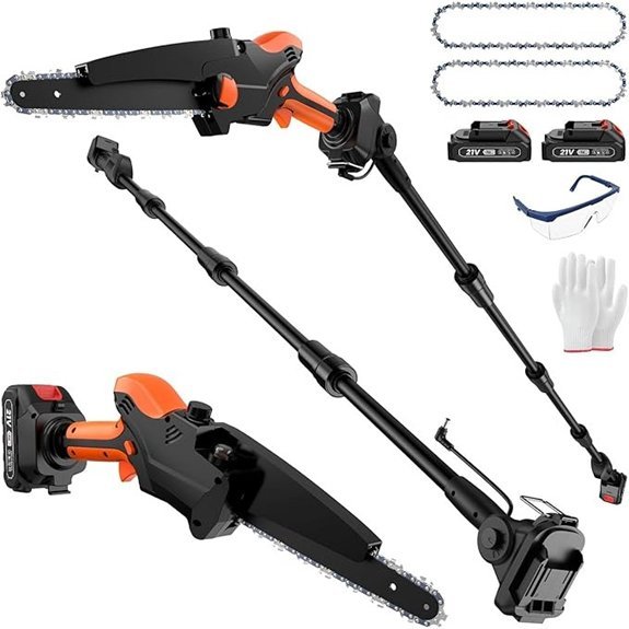 cordless pole saw combo