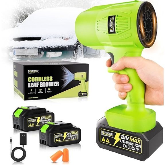 cordless snow and leaf blower