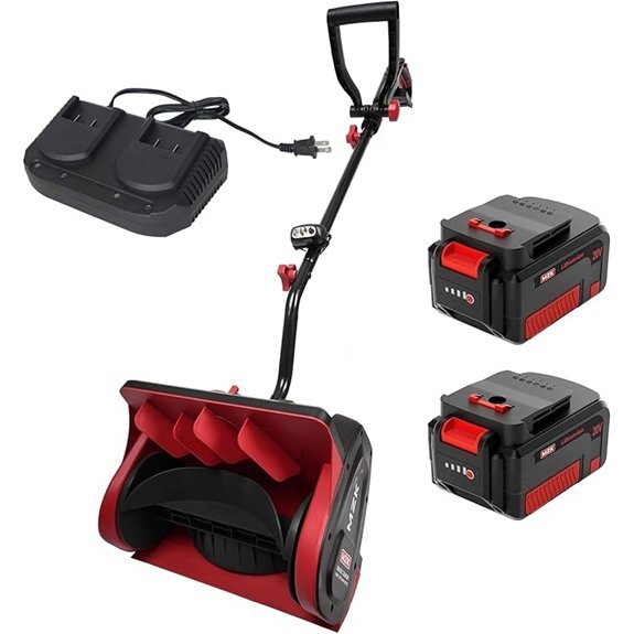 cordless snow shovel with battery