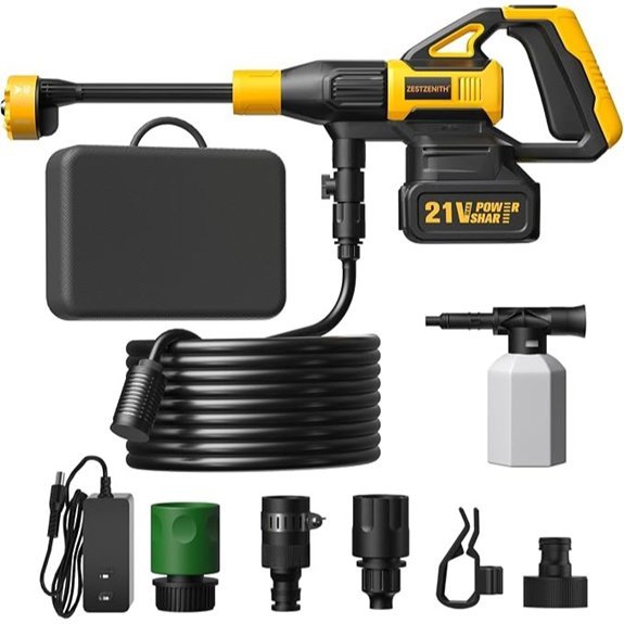cordless washer with battery
