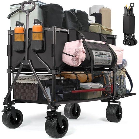 double decker collapsible wagon