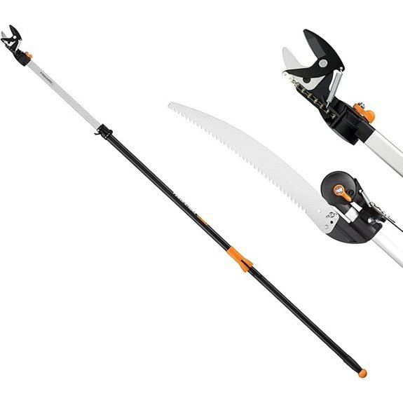 fiskars extendable pruner and saw