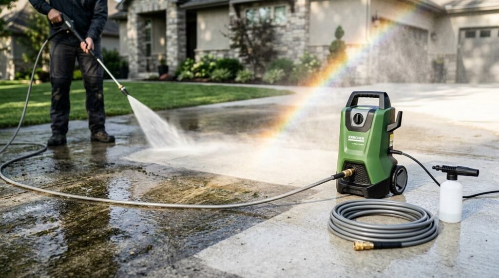 five best pressure washers for driveways