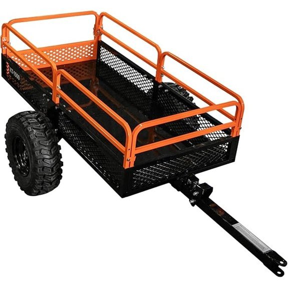 impact 1500lb atv utv tractor trailer