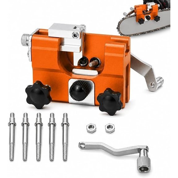 klampero portable hand crank sharpener