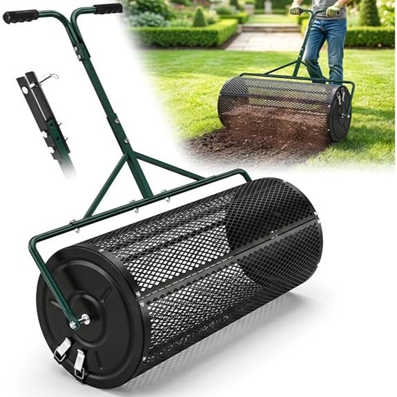 metal mesh drum spreader 36