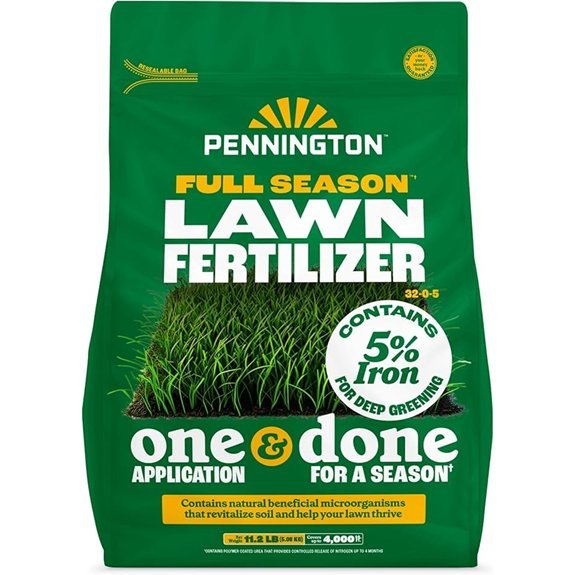 pennington lawn fertilizer 32 0 5
