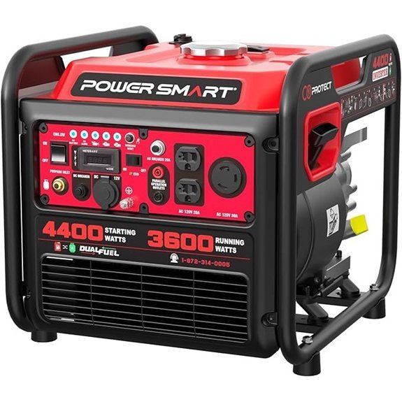 powersmart 4400w dual fuel