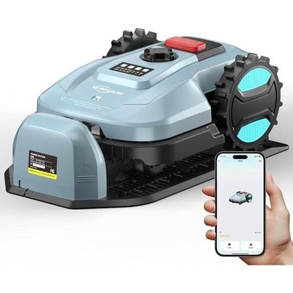 robot lawn mower app controlled 1 8 acre