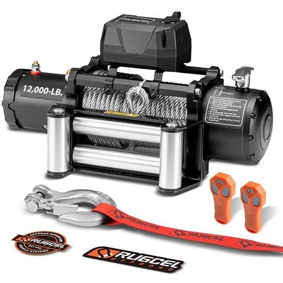 rugcel 12000lb waterproof winch