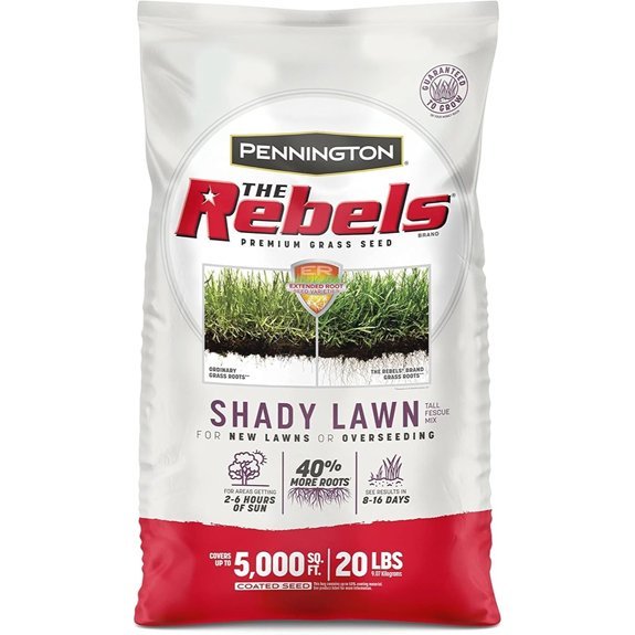 seed shade tall fescue 20