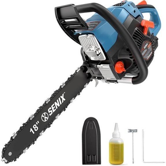 senix 4 cycle 18 chainsaw