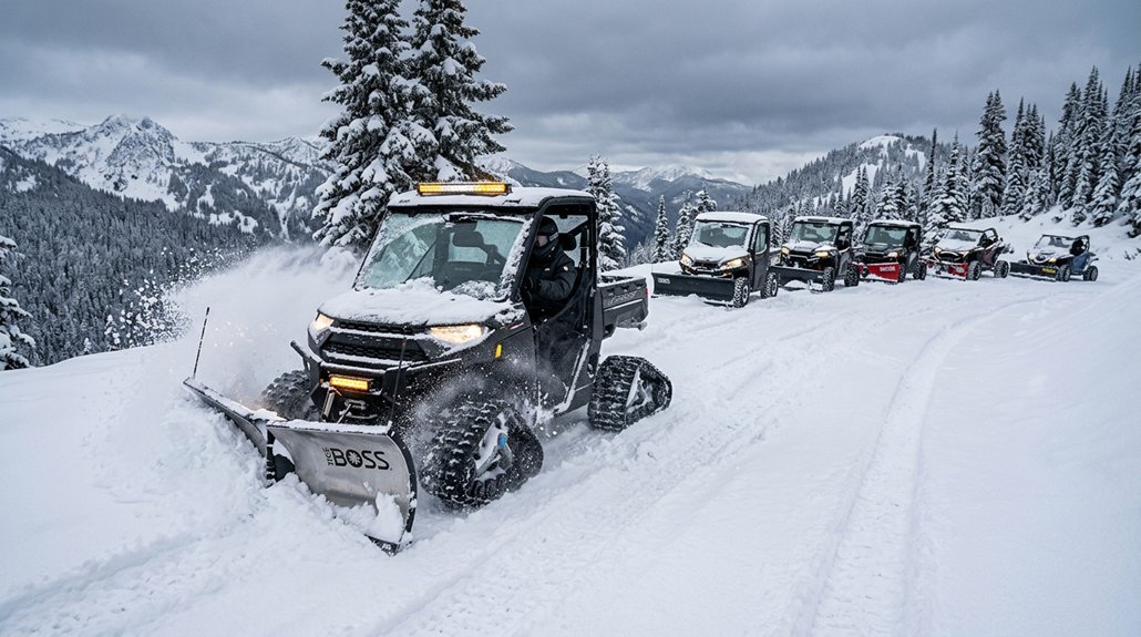 seven best snow plows for utvs 2026