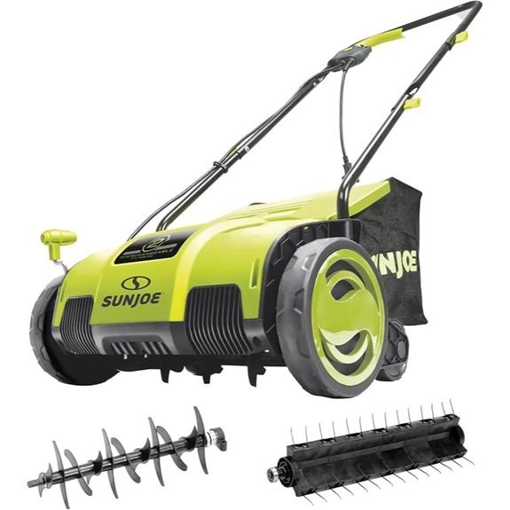 sun joe lawn dethatcher model aj798e