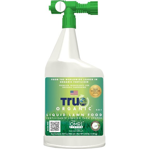 true organic liquid lawn fertilizer