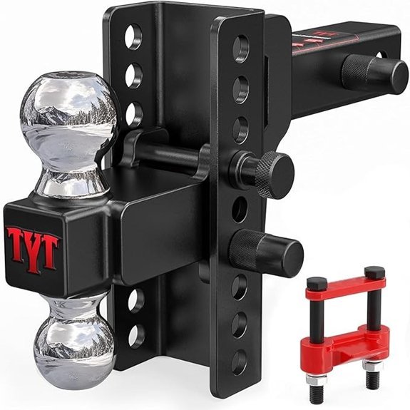 tyt adjustable hitch with dual balls