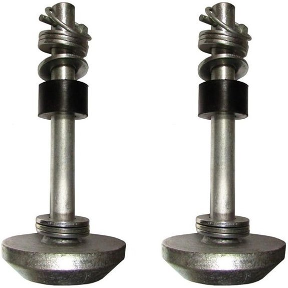 utv snow plow skid shoe pair