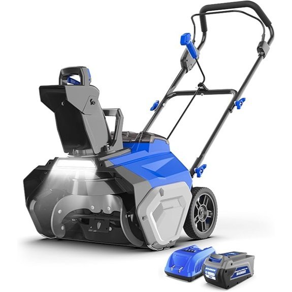 wild badger power 40v cordless snowblower