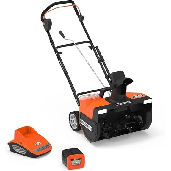 yard force 60v snow blower